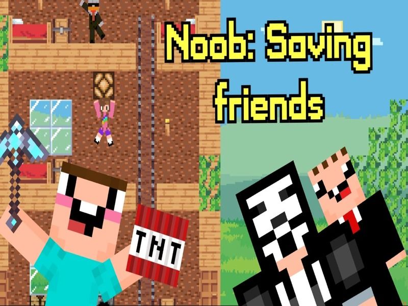 Játék Noob: Megmentő barátok megmentése online
