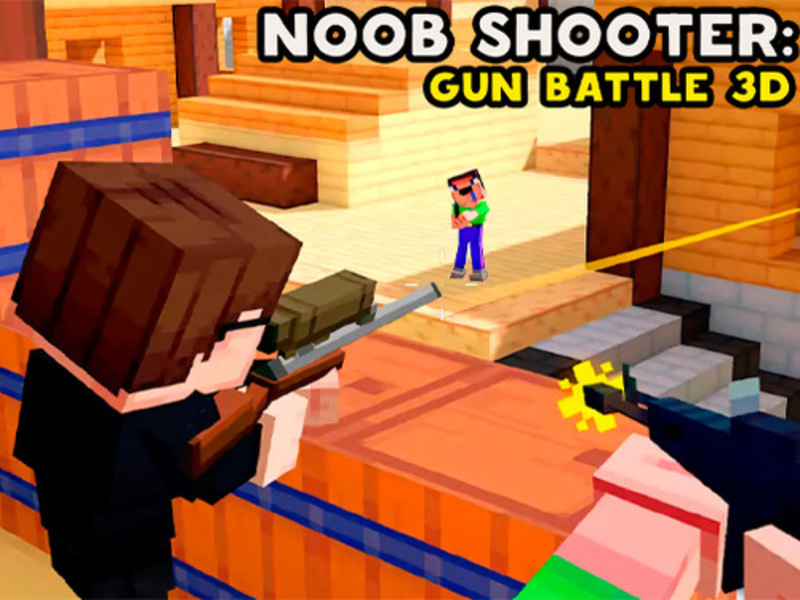 Játék Noob Shooter: Gun Battle 3D online