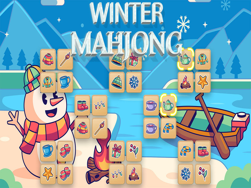 Játék Téli mahjong online