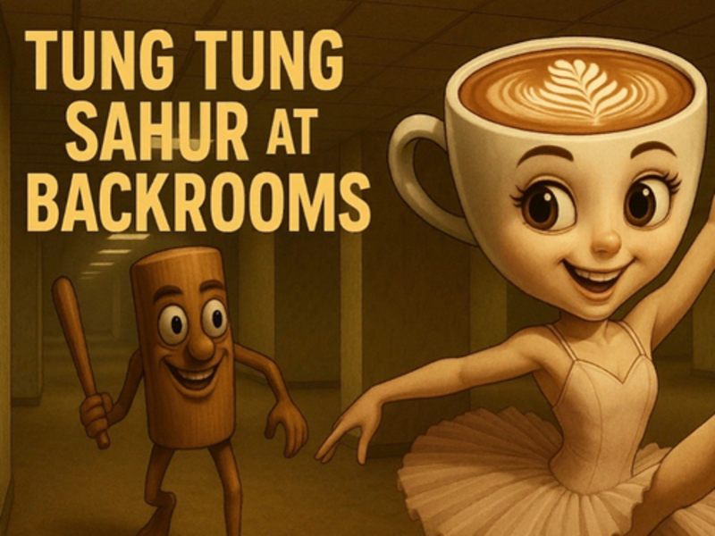Játék Tung Tung Sahur a hátsó szobákban online